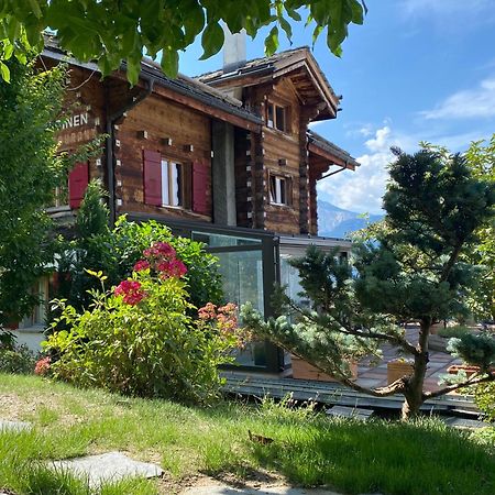 La Demeure Des Elfes Bed & Breakfast Albinen ภายนอก รูปภาพ