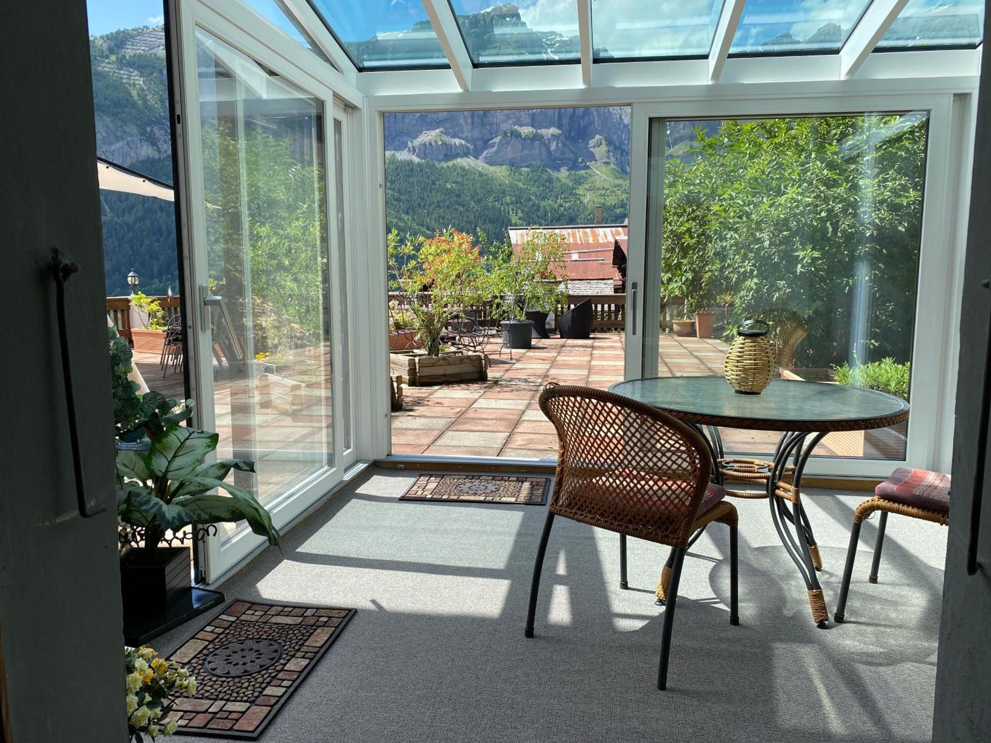 La Demeure Des Elfes Bed & Breakfast Albinen ภายนอก รูปภาพ