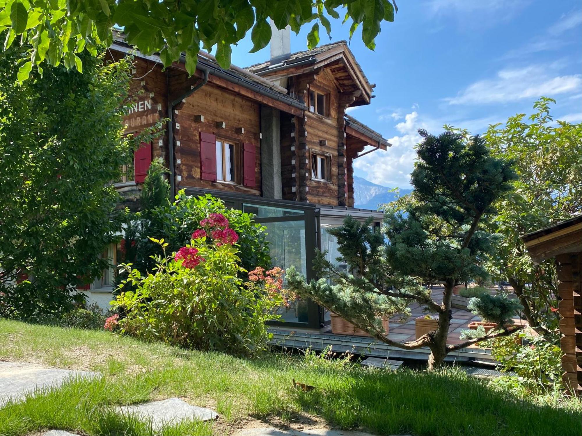 La Demeure Des Elfes Bed & Breakfast Albinen ภายนอก รูปภาพ